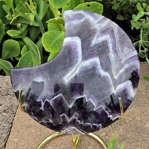 Spectacular Dream Amethyst Moon 🌙 With Stand